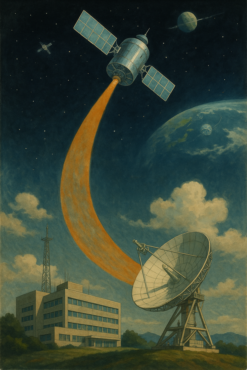 日本初の衛星放送始まる